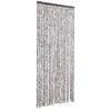vidaXL Moustiquaire Marron et beige 90 x 220 cm Chenille