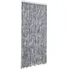 vidaXL Moustiquaire Argenté 100x220 cm Chenille