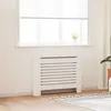 vidaXL Cache-radiateur Blanc 112x19x81,5 cm MDF