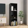 Vidaxl - Bibliothèque/Meuble tv Noir 36 x 30 x 114 cm Aggloméré Black