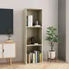 vidaXL Bibliothèque/Meuble TV Chêne sonoma 36 x 30 x 114 cm Aggloméré