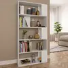 vidaXL Bibliothèque/Séparateur de pièce Blanc 80x24x159 cm Aggloméré