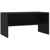 vidaXL Meuble TV Noir 80 x 40 x 40 cm Aggloméré