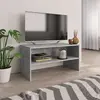 Vidaxl - Meuble tv Gris cement 80 x 40 x 40 cm Aggloméré Gris béton