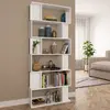 vidaXL Bibliothèque/Séparateur de pièce Blanc 80x24x192 cm Aggloméré