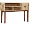 vidaXL Table console 115x30x76 cm Bois de manguier massif brut