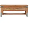 vidaXL Table basse 110x52x45 cm Bois d'acacia solide