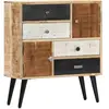 vidaXL Buffet 70 x 30 x 78 cm Bois de manguier massif
