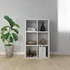 vidaXL Bibliothèque/Buffet blanc 66x30x98 cm bois d'ingénierie