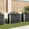 vidaXL Lit surélevé de jardin Anthracite 100x40x77 cm Acier galvanisé