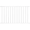 vidaXL Panneau de clôture Acier enduit de poudre 1,7x1,25 m Blanc