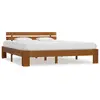 vidaXL Cadre de lit Marron miel Bois de pin massif 180 x 200 cm