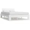 vidaXL Cadre de lit Blanc Bois de pin massif 120 x 200 cm