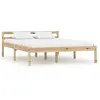vidaXL Cadre de lit Bois de pin massif 140 x 200 cm