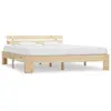 vidaXL Cadre de lit Bois de pin massif 160 x 200 cm
