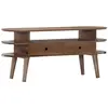 vidaXL Meuble TV 110x35x50 cm Bois d'acacia solide