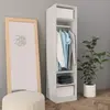 vidaXL Garde-robe Blanc 50 x 50 x 200 cm Aggloméré