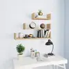 vidaXL Étagères murales 3 pcs Chêne sonoma Aggloméré