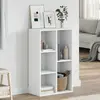 vidaXL Bibliothèque/Buffet Blanc 50x25x80 cm Aggloméré