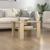 vidaXL Table basse Chêne sonoma 60 x 60 x 42 cm Aggloméré