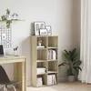 vidaXL Bibliothèque/Buffet Chêne sonoma 66 x 30 x 130 cm Aggloméré