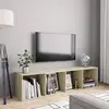 vidaXL Bibliothèque/Meuble TV Chêne sonoma 143 x 30 x 36 cm
