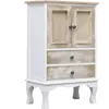 vidaXL Armoire à tiroirs Blanc 50x30x80 cm Bois