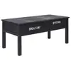 vidaXL Table basse Noir 100 x 50 x 45 cm Bois