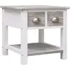 vidaXL Table d'appoint Gris 40x40x40 cm Bois de Paulownia