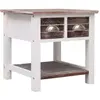 vidaXL Table d'appoint Marron 40x40x40 cm Bois de Paulownia