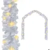 vidaXL Guirlande de Noël avec lumières LED 10 m Blanc