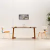 vidaXL Chaises à manger lot de 2 crème bois courbé et similicuir