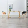 vidaXL Chaise de salle à manger Noir Bois courbé et similicuir