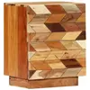 vidaXL Table de chevet 40 x 30 x 50 cm Bois de récupération massif