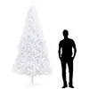 vidaXL Sapin de Noël artificiel 300 cm Blanc