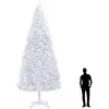 vidaXL Sapin de Noël artificiel 500 cm Blanc