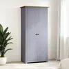 vidaXL Garde-robe Gris 80x50x171,5 cm Pin massif Assortiment Panama