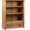 vidaXL Bibliothèque 80x35x110 cm Bois de pin massif Assortiment Panama