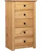 vidaXL Buffet 46x40x89 cm Pin Gamme Panama