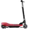 vidaXL Trottinette électrique avec LED 120 W Rouge
