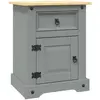Vidaxl - Table de chevet Gamme Corona pin mexicain Gris 53x39x67 cm Gris