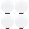 vidaXL Lampes à LED sous forme de boule 4 pcs Sphérique 30 cm PMMA