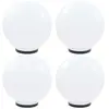 vidaXL Lampes à LED sous forme de boule 4 pcs Sphérique 40 cm PMMA