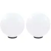 vidaXL Lampes à LED sous forme de boule 2 pcs Sphérique 50 cm PMMA