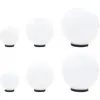 vidaXL 6 pcs Jeu de lampe boule à LED PMMA sphérique 20/30/40 cm