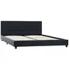 vidaXL Cadre de lit sans matelas noir similicuir 140x200 cm