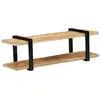vidaXL Meuble TV 130 x 40 x 40 cm Bois de manguier massif