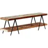 vidaXL Meuble TV 160x40x50 cm Bois de récupération massif