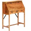 vidaXL Bureau 90x40x107 cm Bois d'acacia massif