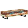 vidaXL Table basse 120x50x30 cm Bois de récupération solide et acier